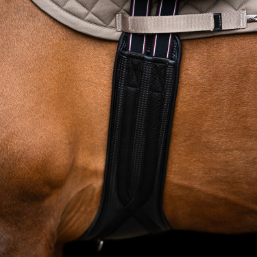 Ademende springsingel Imperial Riding Cross Wave Zwart