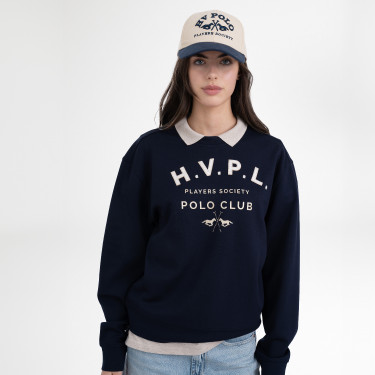 Sweater HV Polo Janice dames Marine Marineblauw
