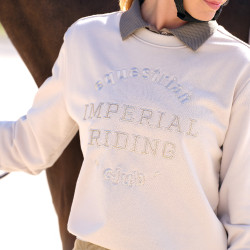 Sweater Imperial Riding Joyce summer dames Grijs / zand