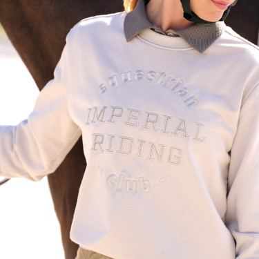 Sweater Imperial Riding Joyce summer dames Grijs / zand