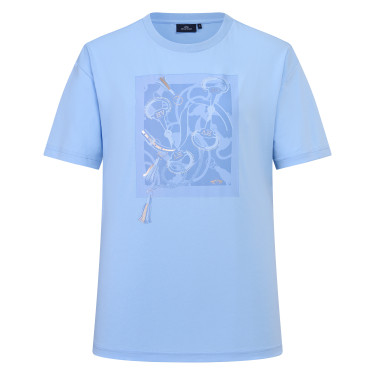 HV Polo Jenny dames T-shirt met korte mouwen Poederblauw