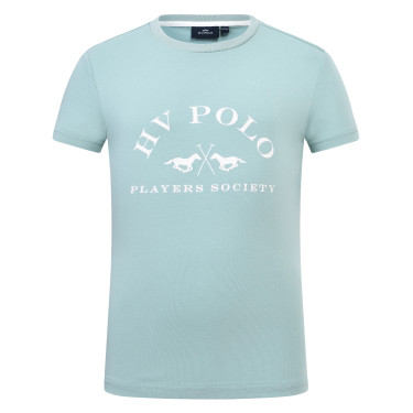T-shirt met korte mouwen HV Polo Natalie Kids Aqua sky