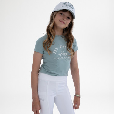 T-shirt met korte mouwen HV Polo Natalie Kids Aqua sky