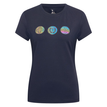 Dames T-shirt met korte mouwen Imperial Riding Holographics Marine Marineblauw