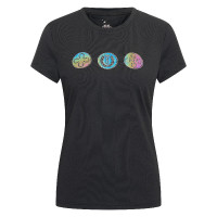 Dames T-shirt met korte mouwen Imperial Riding Holographics Zwart