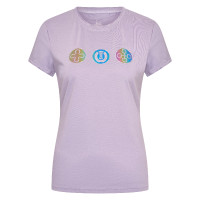 Dames T-shirt met korte mouwen Imperial Riding Holographics Glycine Violet