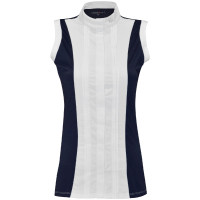 Polo Diamantina dames mouwloos Flags & Cup Marineblauw