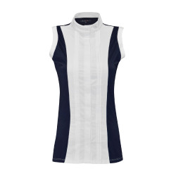 Polo Diamantina dames mouwloos Flags & Cup Marineblauw