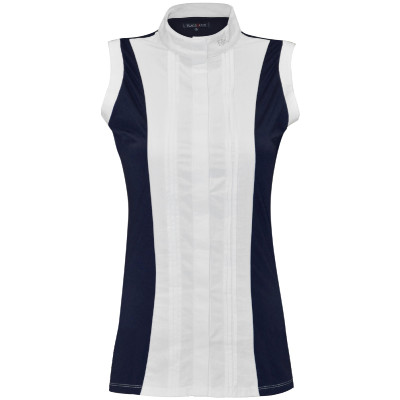 Polo Diamantina femme sans manches Flags & Cup Bleu marine