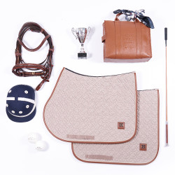 HV Polo Luxi Dressage zadeldekje Espresso Bruin HV Polo Luxi Dressage zadeldekje Espresso Bruin