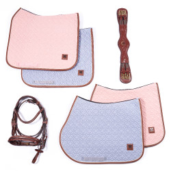 HV Polo Luxi Dressage zadeldekje Mooie roos Roze