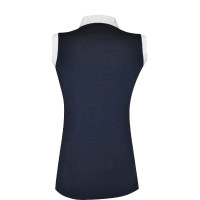 Polo Diamantina dames mouwloos Flags & Cup Marineblauw