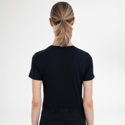 Dames T-shirt met korte mouwen Euro-Star Amelia Zwart