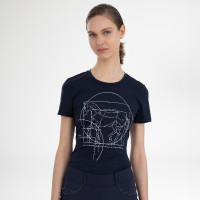 Dames T‑shirt met korte mouwen Euro-Star Mira Marine Marineblauw Dames T‑shirt met korte mouwen Euro-Star Mira Marine Marineblauw