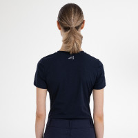 Dames T‑shirt met korte mouwen Euro-Star Mira Marine Marineblauw Dames T‑shirt met korte mouwen Euro-Star Mira Marine Marineblauw
