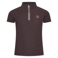 T-shirt met korte mouwen Imperial Riding Arly Kids Chocolade Bruin T-shirt met korte mouwen Imperial Riding Arly Kids Chocolade Bruin