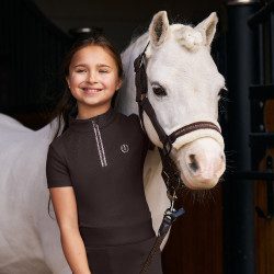 T-shirt met korte mouwen Imperial Riding Arly Kids Chocolade Bruin