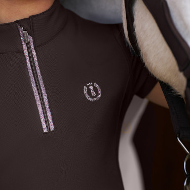 T-shirt met korte mouwen Imperial Riding Arly Kids Chocolade Bruin