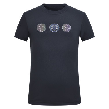 T-shirt met korte mouwen Imperial Riding Holographics Kids Zwart