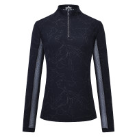 Dames longsleeve-top Euro-Star Joline Zwart