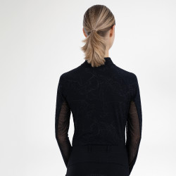 Dames longsleeve-top Euro-Star Joline Zwart