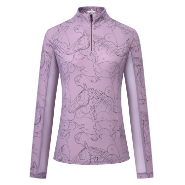 Dames longsleeve-top Euro-Star Joline Vlierbes Bruin