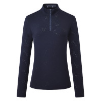 HV Polo Nardia dames longsleeve top Marine Marineblauw