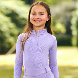 Lange mouwen top Imperial Riding Jamy mesh Kids Glycine Violet Lange mouwen top Imperial Riding Jamy mesh Kids Glycine Violet