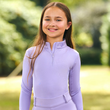 Lange mouwen top Imperial Riding Jamy mesh Kids Glycine Violet Lange mouwen top Imperial Riding Jamy mesh Kids Glycine Violet