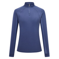 Dames longsleeve-top Imperial Riding Katya Bluebell Blauw