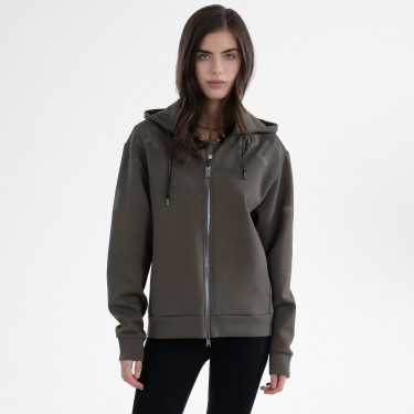 HV Polo Joan dameshoodie Pinna Blauw