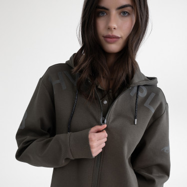 HV Polo Joan dameshoodie Pinna Blauw
