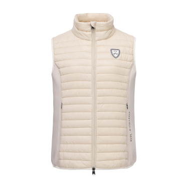 Technische mouwloze damesbodywarmer HV Polo Maxine Set Wit