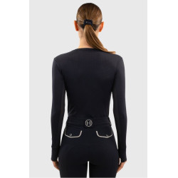 Dames T-shirt met lange mouwen Harcour Bluvea Marine Marineblauw