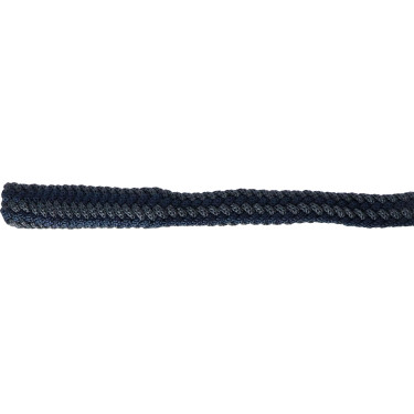 Longeerlijn Bucas Show-Line comfort met paniekhaak Marine / grijs Blauw