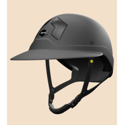 Mips Flex-on Armet helm zwart vizier Unisex Dark kinriem zwart