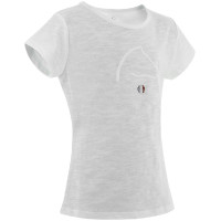 Kinder T-shirt EQUITHÈME ‘Claire’ Wit Kinder T-shirt EQUITHÈME ‘Claire’ Wit
