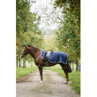 Waterdichte fleece paardendeken Horseware Rambo Marine / beige / blauw Waterdichte fleece paardendeken Horseware Rambo Marine / beige / blauw