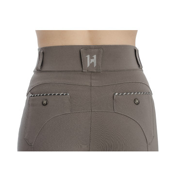 Horseware Newmarket broek middelhoge taille kniegreep Onweer Blauw Horseware Newmarket broek middelhoge taille kniegreep Onweer Blauw