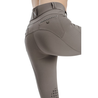 Horseware Newmarket broek middelhoge taille kniegreep Onweer Blauw Horseware Newmarket broek middelhoge taille kniegreep Onweer Blauw