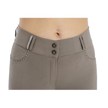 Horseware Newmarket broek middelhoge taille kniegreep Onweer Blauw Horseware Newmarket broek middelhoge taille kniegreep Onweer Blauw