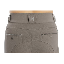 Horseware Newmarket broek middelhoge taille kniegreep Onweer Blauw Horseware Newmarket broek middelhoge taille kniegreep Onweer Blauw