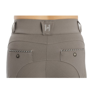 Horseware Newmarket broek middelhoge taille kniegreep Onweer Blauw Horseware Newmarket broek middelhoge taille kniegreep Onweer Blauw