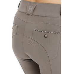 Horseware Newmarket broek middelhoge taille kniegreep Onweer Blauw Horseware Newmarket broek middelhoge taille kniegreep Onweer Blauw