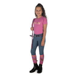 Kinder T-shirt Pony Club HKM Roze