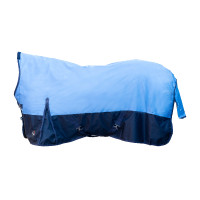 Highneck deken HKM Norwich 600D 100g Donkerblauw / lichtblauw