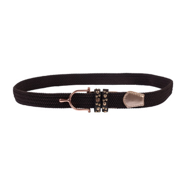 Elastische riem Rosegold Glamour Style HKM Bruin / roségoud
