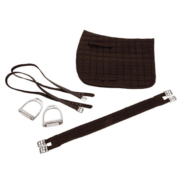 Sattelset Haflinger 17,5" Bruin
