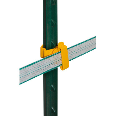 Isolator band T-Post AKO per 25 Geel Isolator band T-Post AKO per 25 Geel