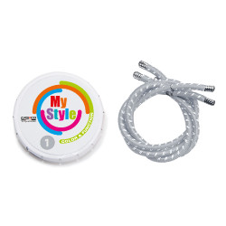 Casco My Style gestreepte biezenkit Reflecterend zilver Casco My Style gestreepte biezenkit Reflecterend zilver